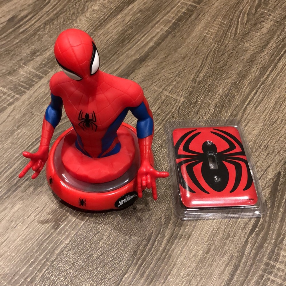 Spider-Man Nightlight and Light Switch Cover